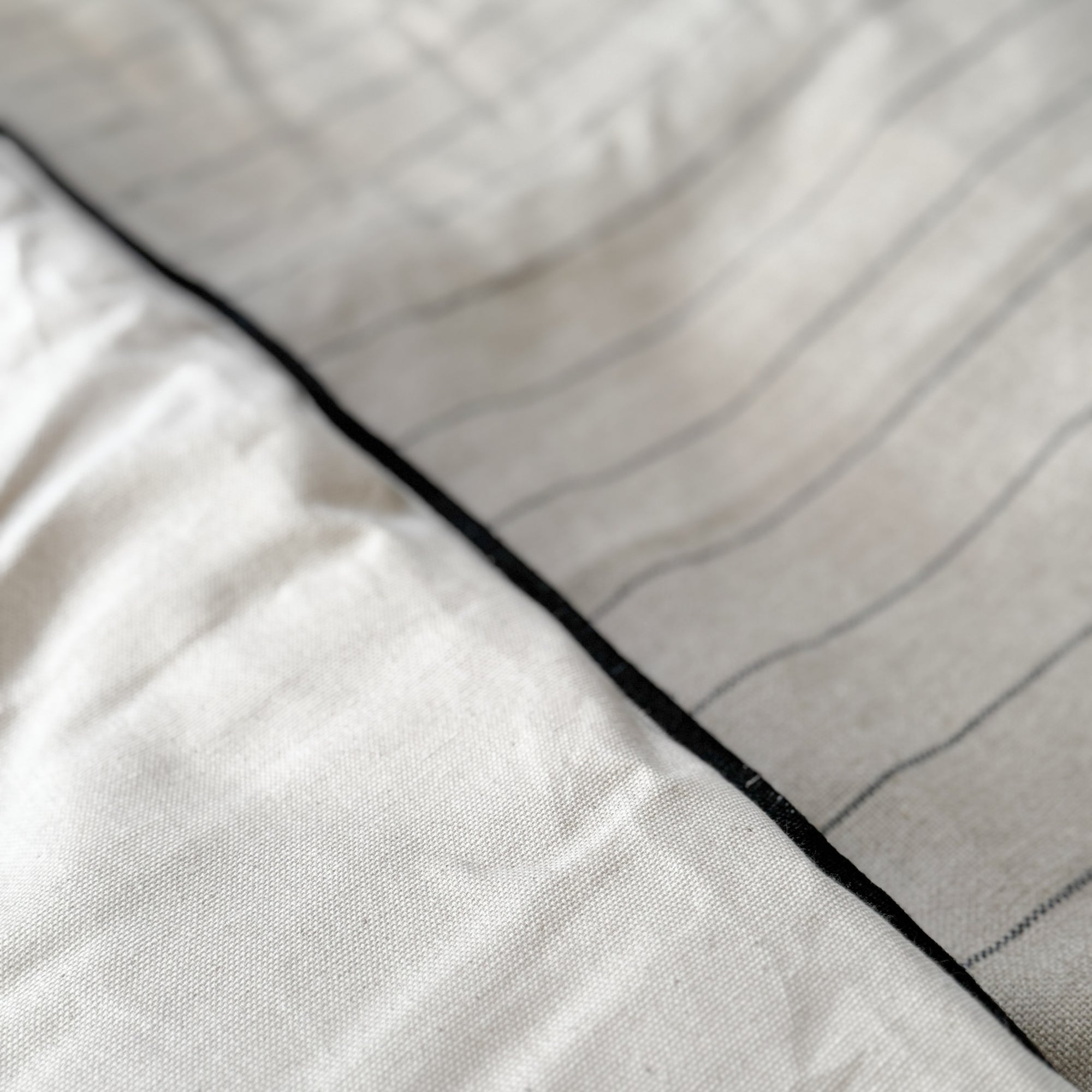 Calvi Bed Roll | Natural Stripe