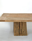 Turkish Hand Hewn Beam Reclaimed Coffee Table