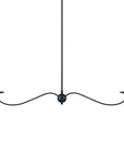 Saxon Linear Chandelier | Black