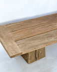 Turkish Hand Hewn Beam Reclaimed Coffee Table