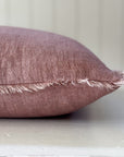 Lina Linen Pillow | Mauve