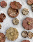 Ruffled Travertine Lidded Trinket Dish | Earth