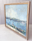 Harborside | Hand-Painted Framed Coastal Art