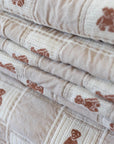 Crochet Patchwork Teddy Pillowcase | Standard