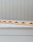 Solid Oak Shaker Peg Rail | Handcrafted in England