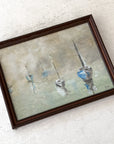 Sailing Dory | Framed Hand-Painted Coastal Art