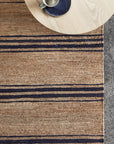 River Rug | Natural + Indigo