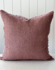 Lina Linen Pillow | Mauve