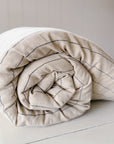 Calvi Bed Roll | Natural Stripe