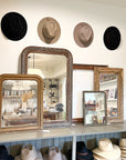 Antique French Louis Philippe Mercury Glass Mirror | No.3