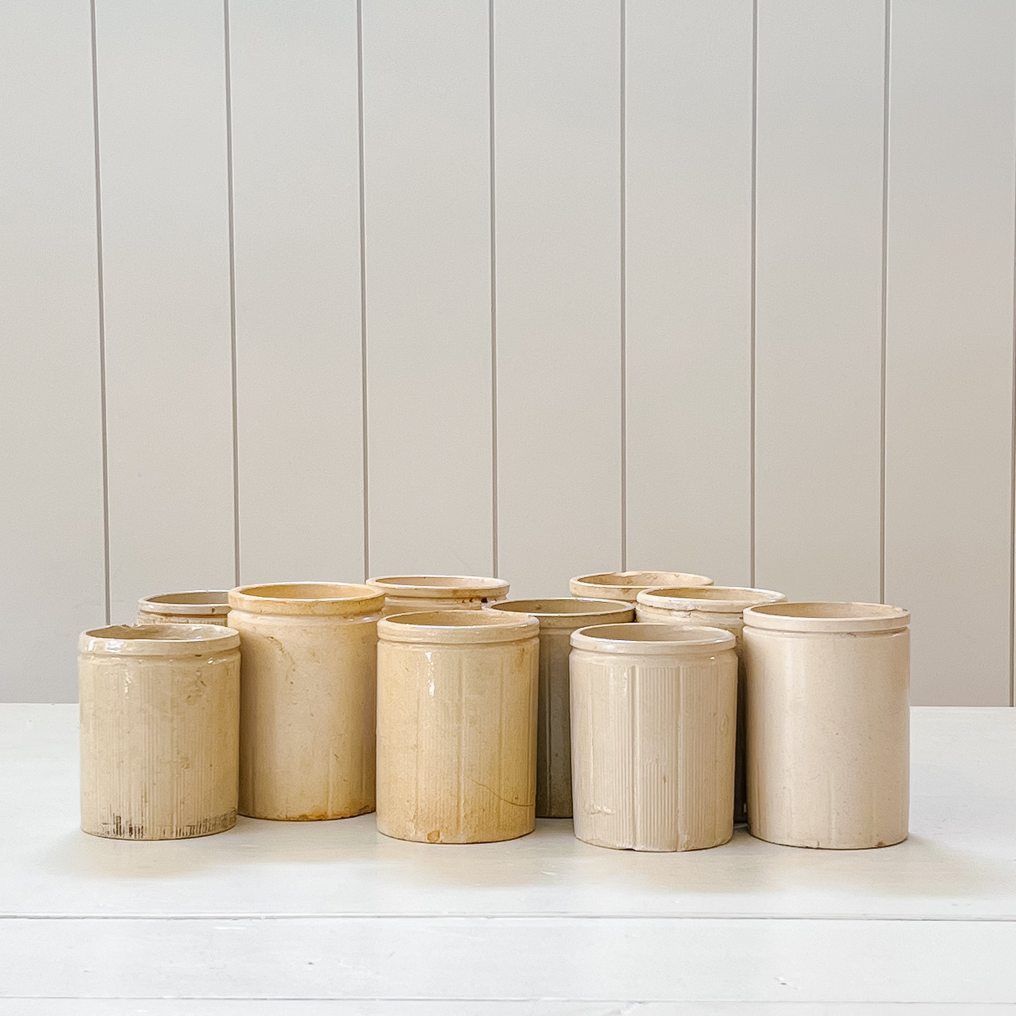 Antique English Jelly Jars | circa 1900s