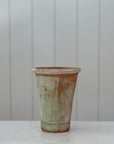 Aged Terra Cotta Nursery Planter | Tall