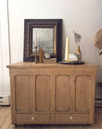 Antique Scrubbed Pine Console & Blanket Chest with Drawers