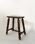 French Rectangular Bobbin Stool