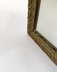 Antiqued Brass Framed Mirror No.80 | France