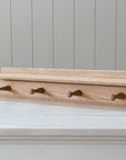 Solid Oak Shaker Peg Rail | Handcrafted in England