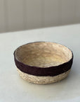 Round Tabletop Basket | Natural + Coco