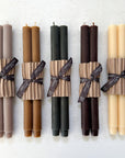 12" Beeswax Columnar Taper Candle Collection