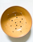PRE-ORDER | Hand Thrown Ceramic Berry Bowl | French Ochre
