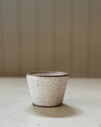 Espresso Cup with Raw Rim | Speckled White