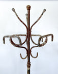 Freestanding Cast Iron European Hat + Coat Rack