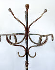 Freestanding Cast Iron European Hat + Coat Rack