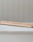 Solid Oak Picture Ledge Shelf | Handcrafted in England