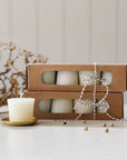 Hand Poured Beeswax Votive Candles | Cream
