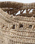 Raffia Table Basket
