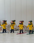 Handmade New England XC Skier Ornament | Butterscotch