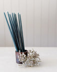 Josephine Vert Noir | Set of 10 Slender French Tapers