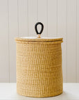 Handwoven Lidded Laundry Basket | No. 1 Natural
