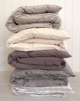 Canapé Bed Roll | Almond Cafe Stripe