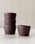 Espresso Cup with Raw Rim | Cocoa