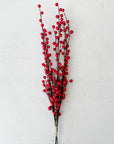 Faux Ilex Berry Branches