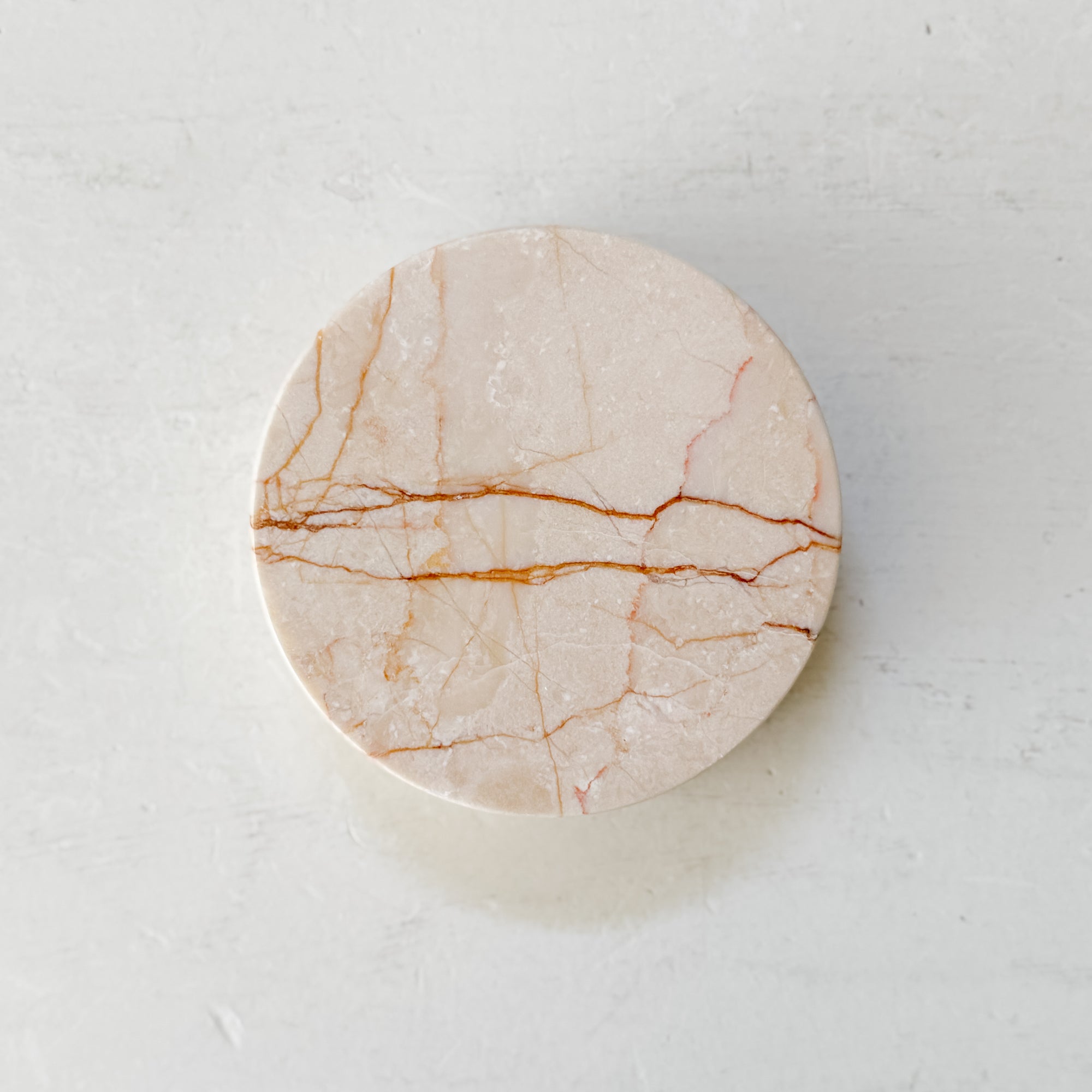 Almond Marble Oversized Coasters | Set of 4