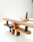 Vintage Wooden Toy Airplane