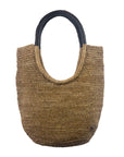 Florence Raffia Satchel Bag