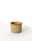Beige Faisselles with Brown Rim