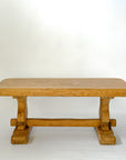 Antique Solid French Oak Coffee Table