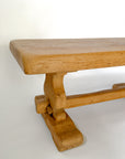 Antique Solid French Oak Coffee Table