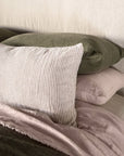 Basix Linen Stripe Cushion Cover | Throw Pillow