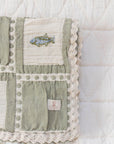 Crochet Patchwork Fish Blanket