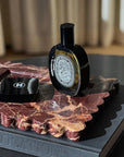 Scallop Edge Long Marble Box Tray | Chocolate