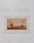 Daybreak No. 04 | Fine Art Linen Original Watercolor 4x6" | adbide art studio