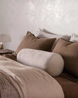 Basix Linen Bolster Pillowcase
