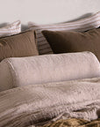 Basix Linen Bolster Pillowcase
