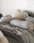 Basix Linen Bolster Pillowcase