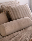 Basix Linen Bolster Pillowcase