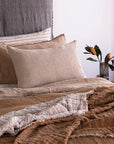 Basix Linen Stripe Cushion Cover | Throw Pillow